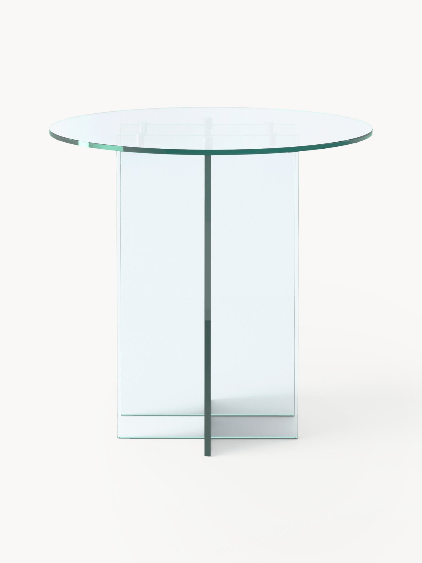 Anouka Round Dining Table in Glass, in Various Sizes