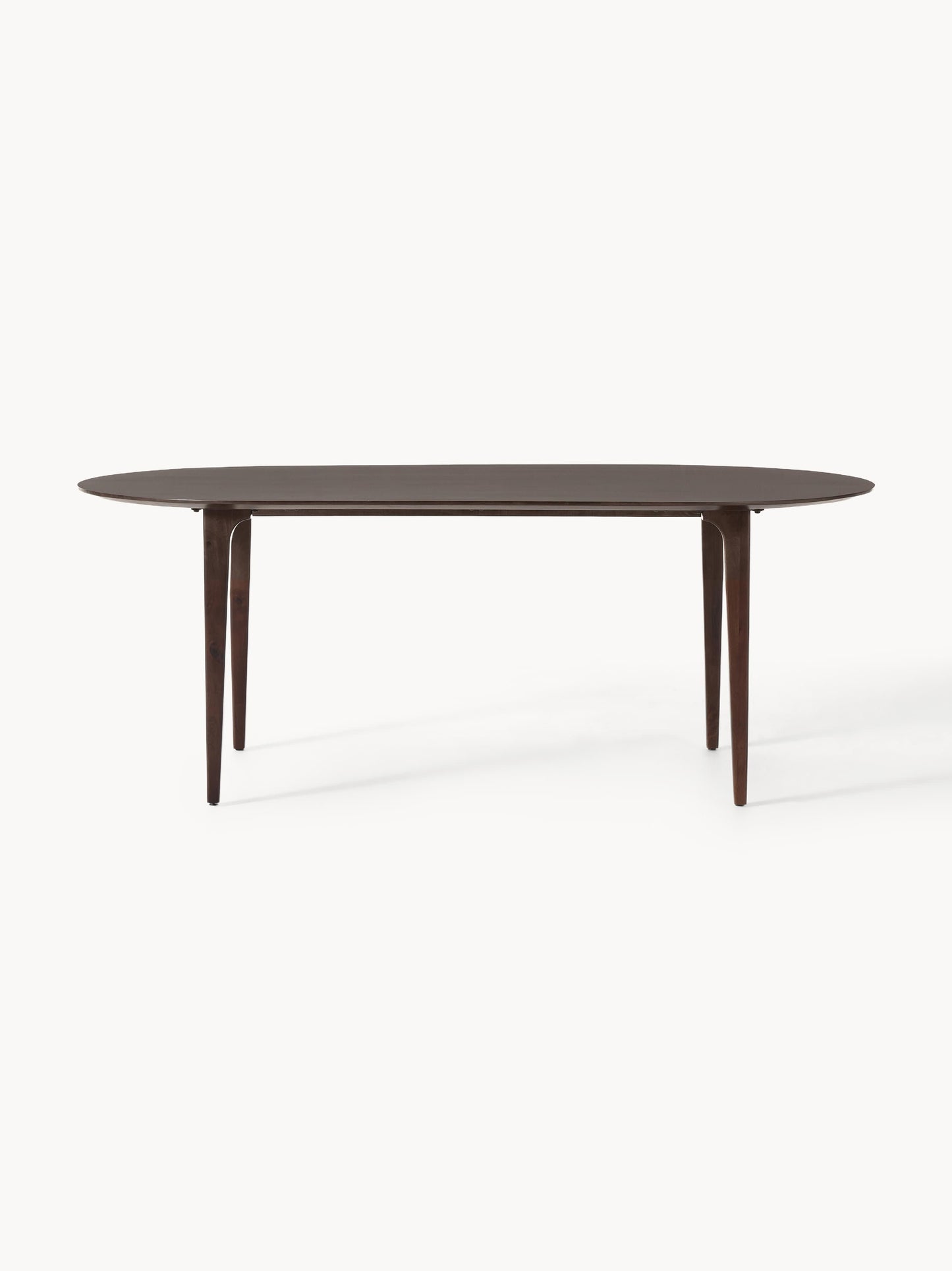 Archia Oval Dining Table in Mango Wood, 200 x 100 cm