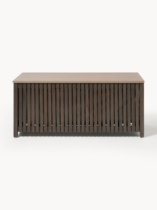 Arken Acacia Wood Garden Storage Box with Insert, W 129 cm