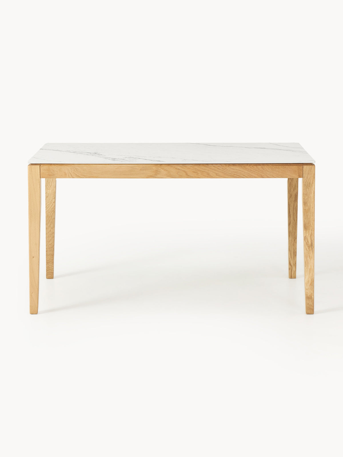 Jaxon Dining Table with Marble-Look Tabletop, in Various Sizes