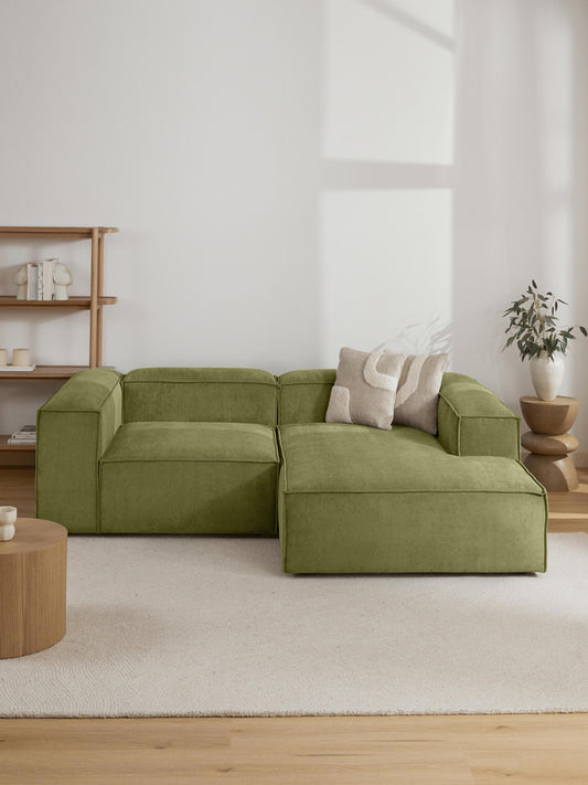 Lennox Ottoman Corner Module in Corduroy