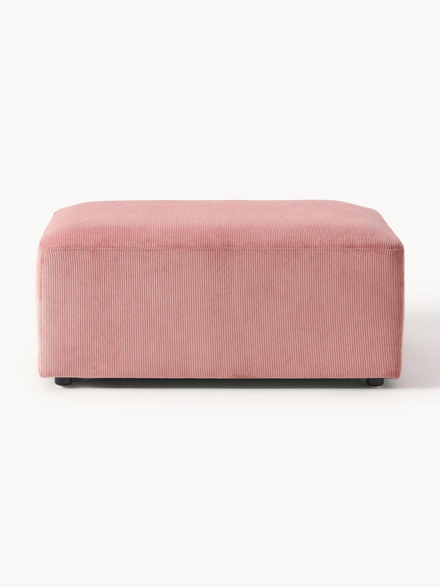 Melvie Corduroy Stool, W 99 x D 72 cm