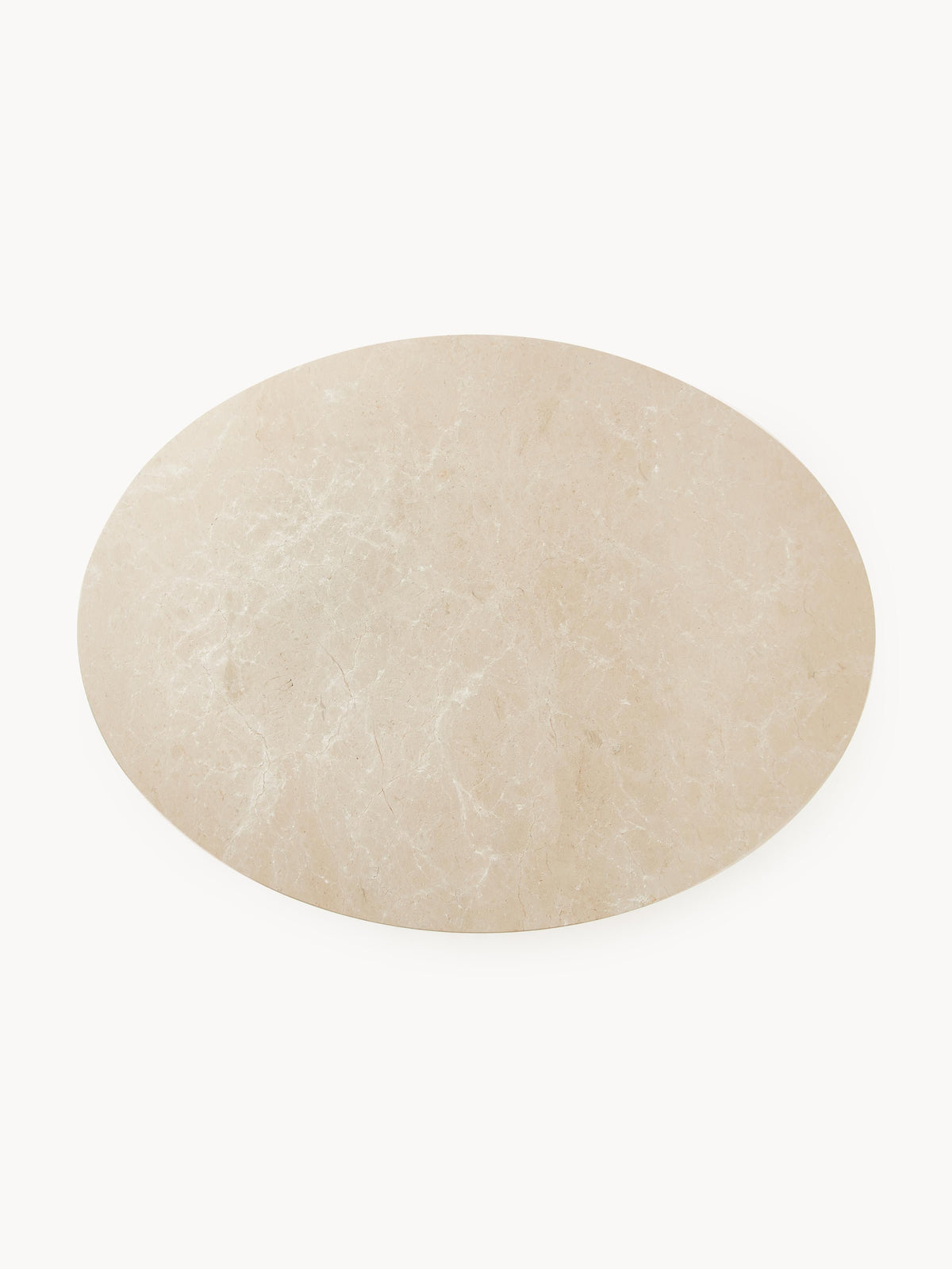 Milena Oval Marble Dining Table, 120 x 90 cm