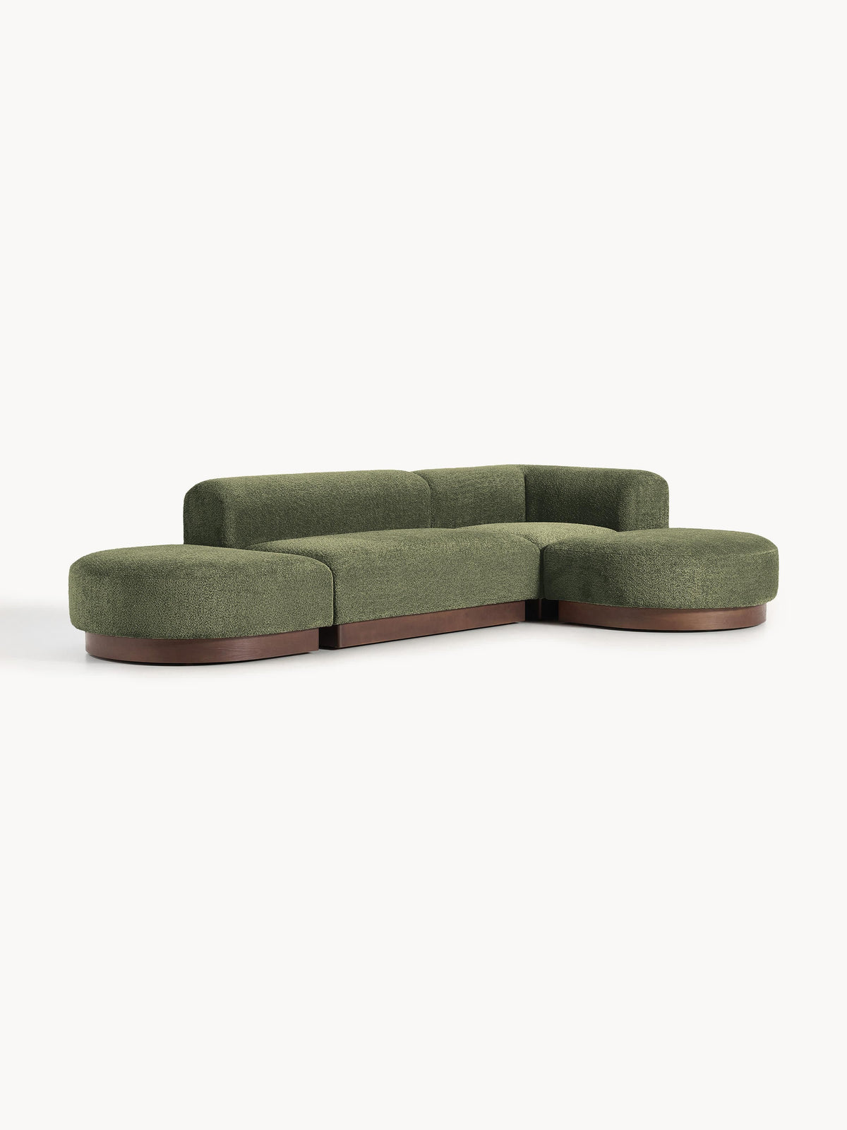 Natalia Modular Corner Sofa in Teddy Bouclé