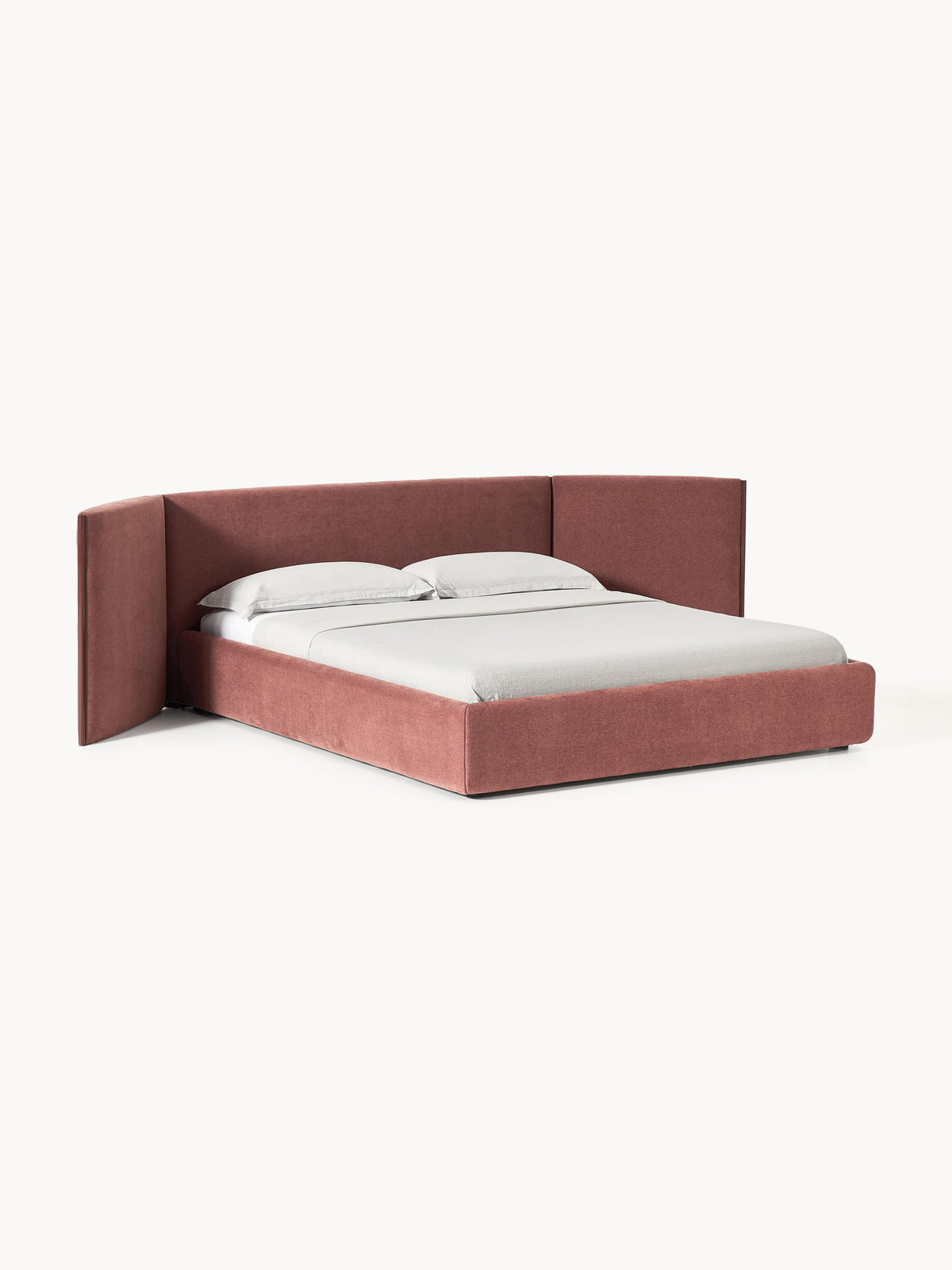 Ottis Upholstered Bed with Folding Headboard