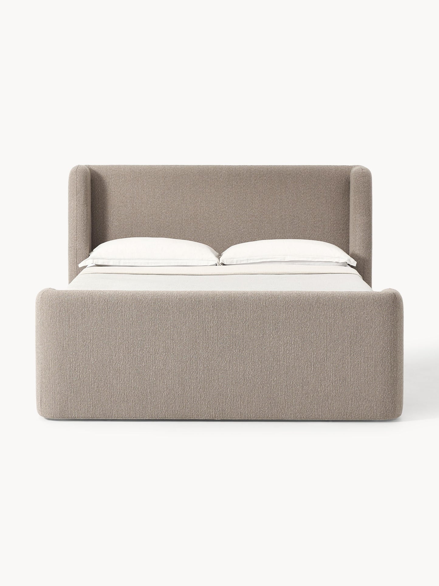 Perlia Bouclé Box Spring Bed