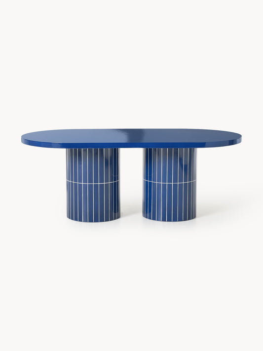 Sayla Oval Garden Dining Table, 200 x 100 cm