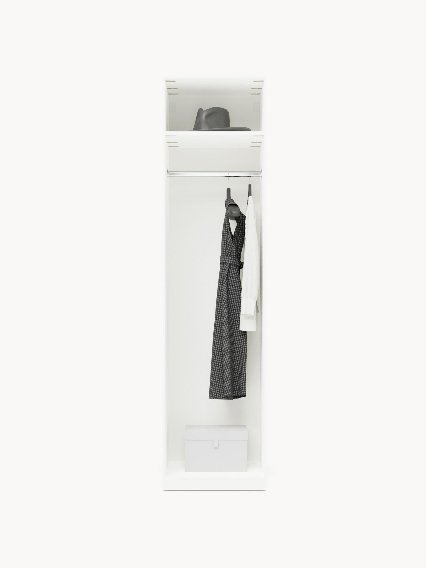 Simona Modular Hinged-Door Wardrobe, 50 cm Wide, in Various Sizes