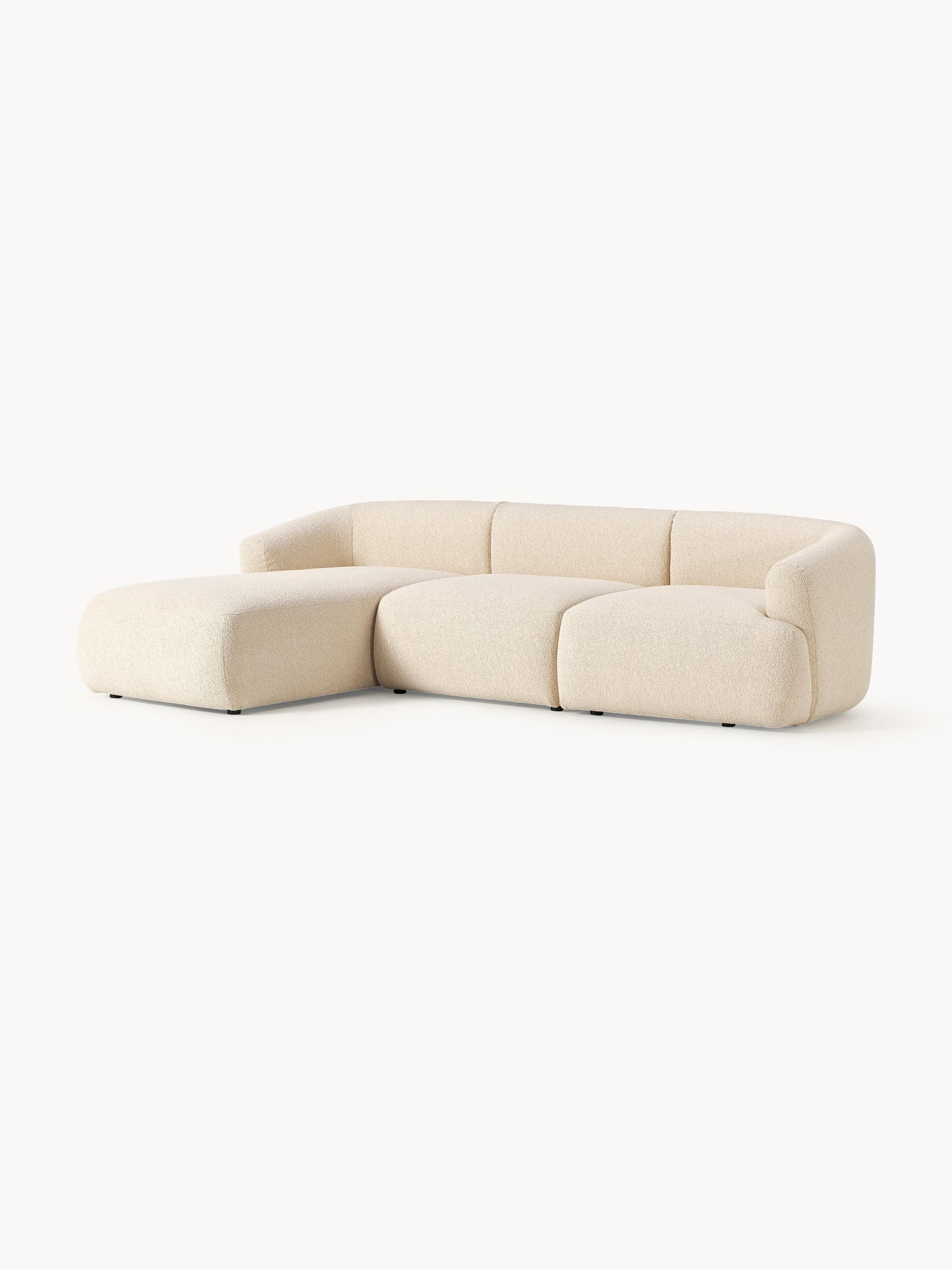 Sofira Modular Bouclé Corner Sofa (3-Seater)