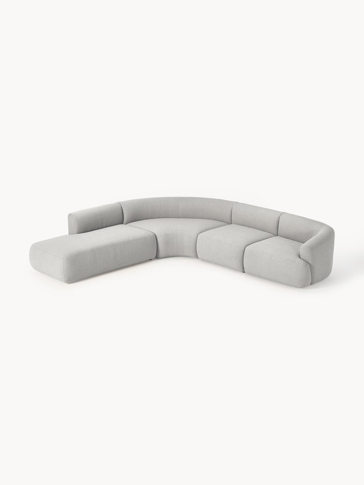 Sofira Modular Bouclé Corner Sofa (4-Seater)