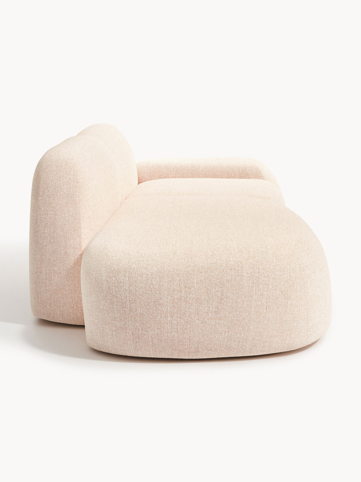 Wolka Modular Bouclé Chaise (3-Seater)
