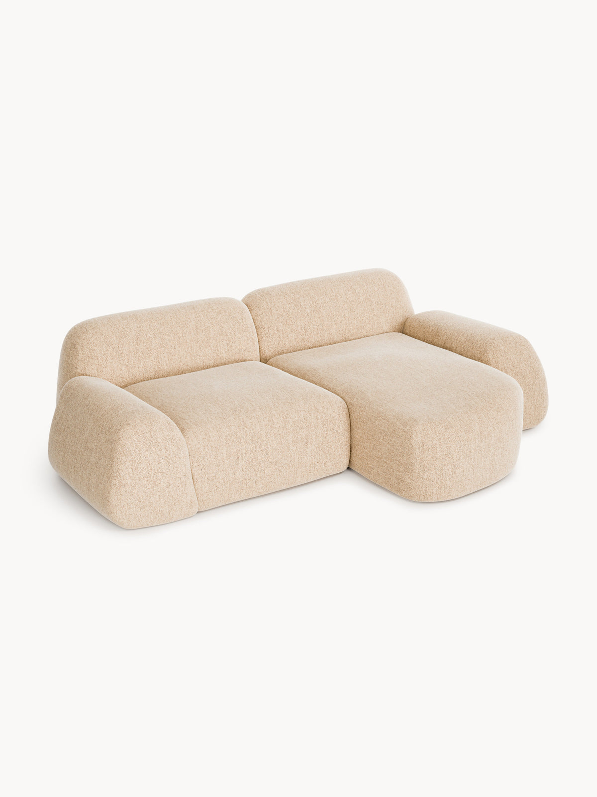 Wolka Modular Bouclé Corner Sofa (3-Seater)
