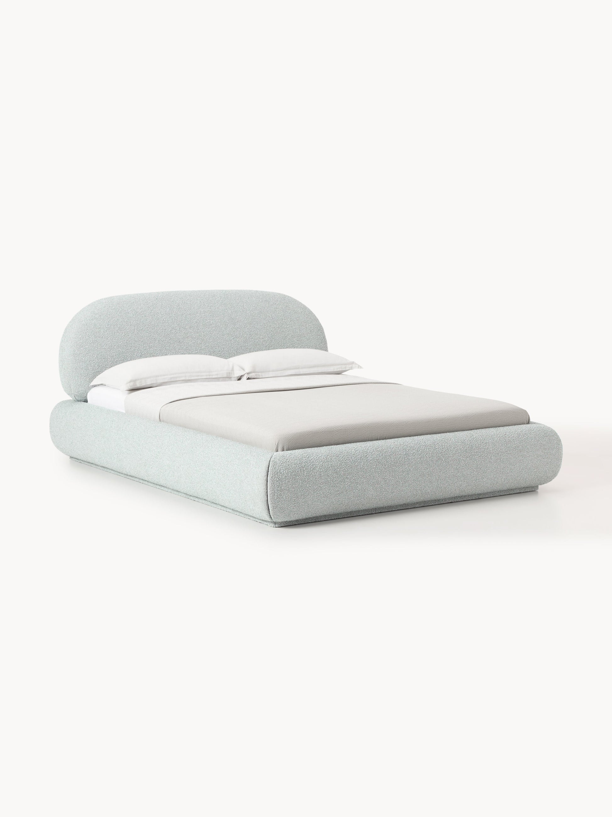 Alva Bouclé Upholstered Bed