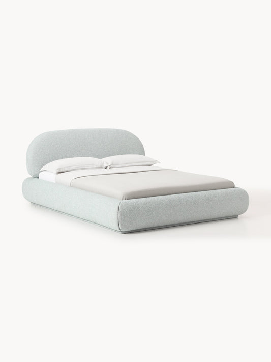 Alva Bouclé Upholstered Bed