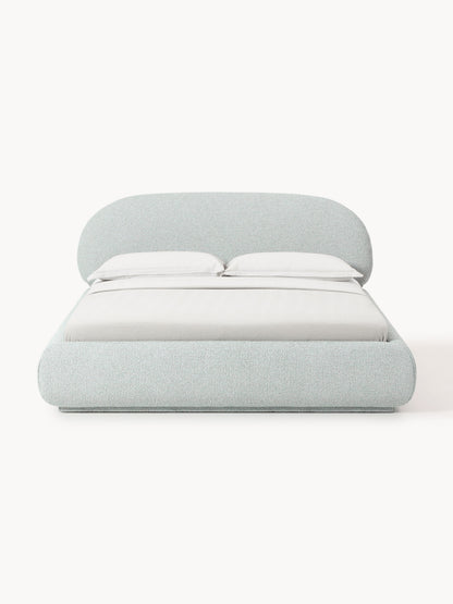 Alva Bouclé Upholstered Bed