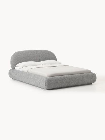 Alva Bouclé Upholstered Bed