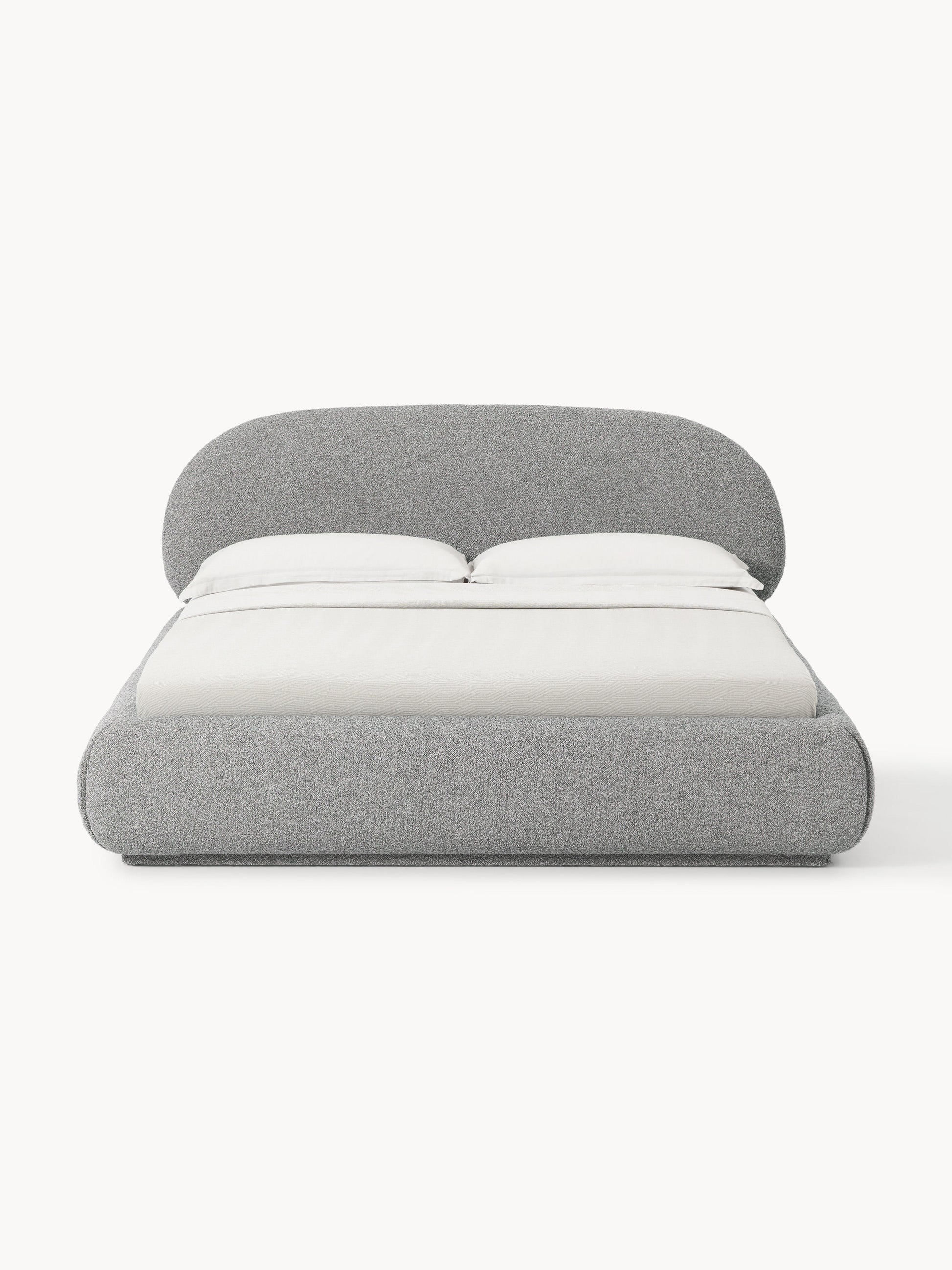 Alva Bouclé Upholstered Bed