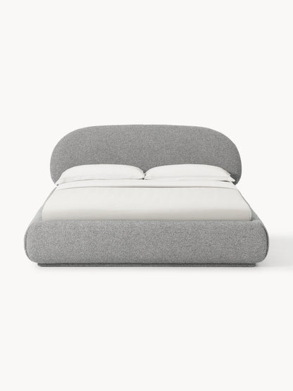 Alva Bouclé Upholstered Bed