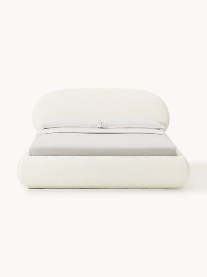 Alva Bouclé Upholstered Bed