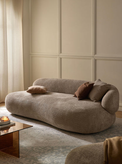 Alva Sofa (3-Seater) in Teddy Bouclé