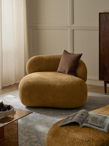Alva Teddy Bouclé Lounge Chair
