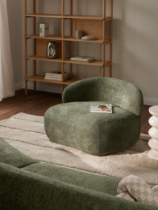 Alva Teddy Bouclé Lounge Chair