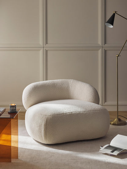 Alva Teddy Fur Lounge Chair
