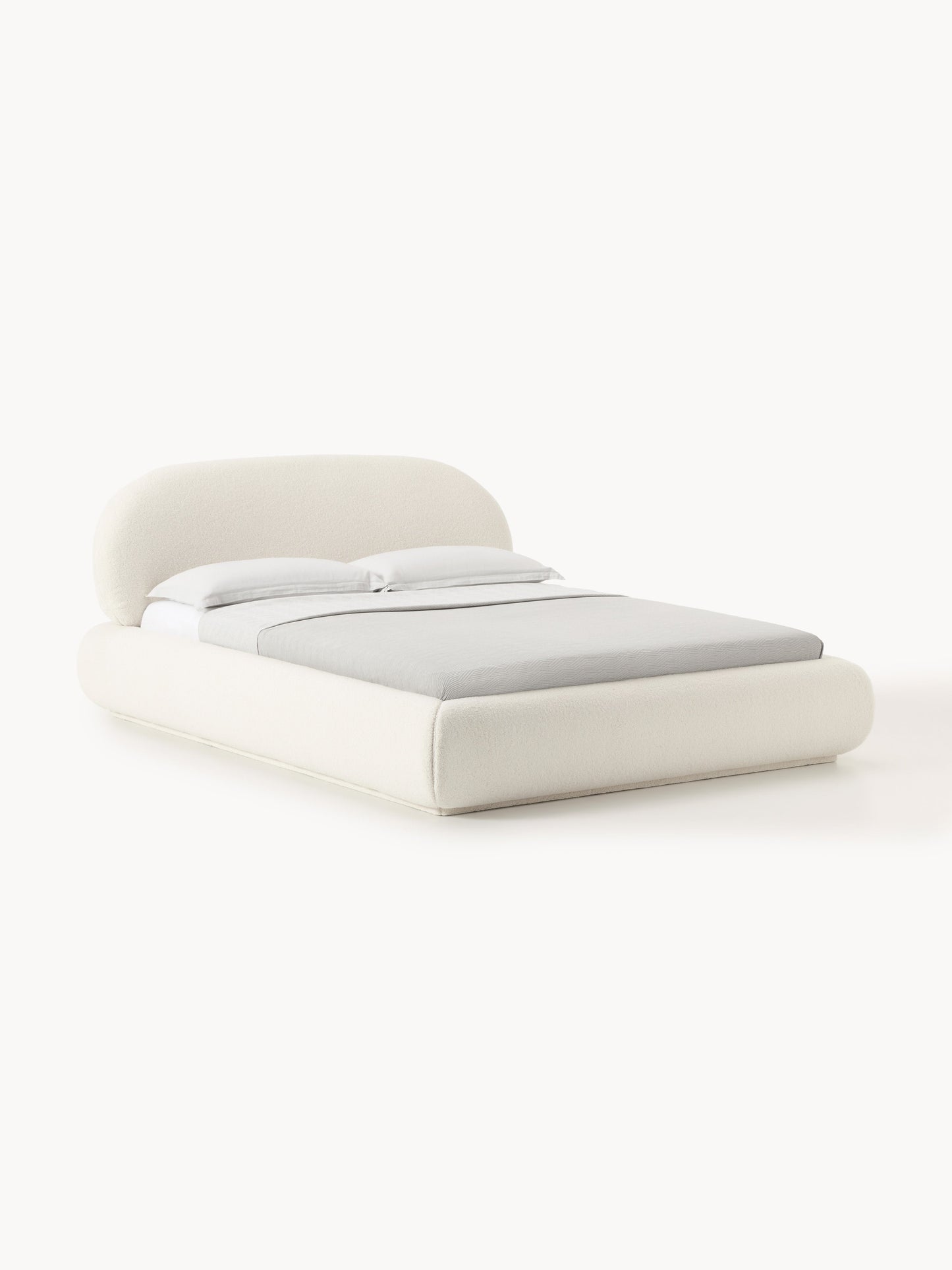 Alva Teddy Upholstered Bed with Storage