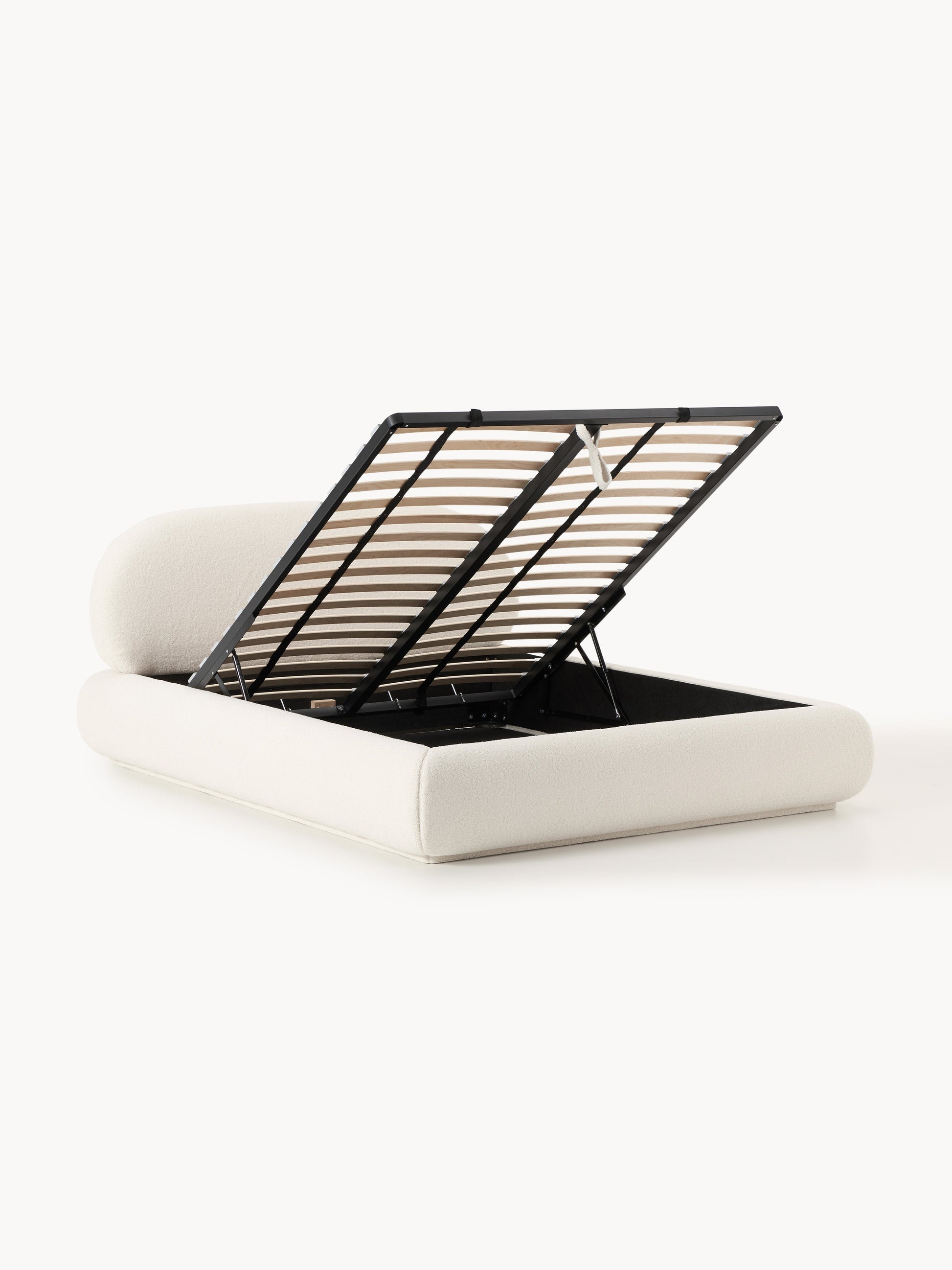 Alva Teddy Upholstered Bed with Storage