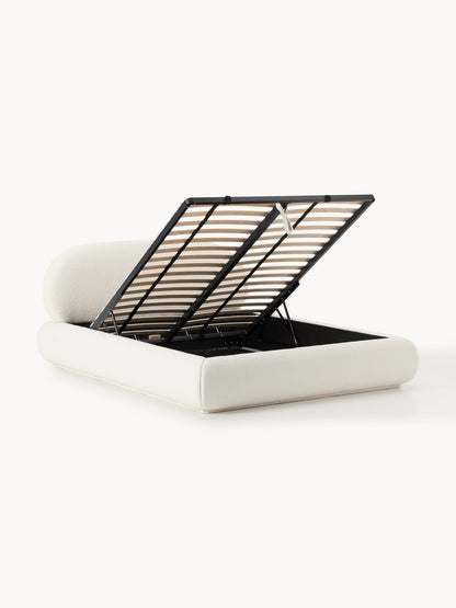 Alva Teddy Upholstered Bed with Storage