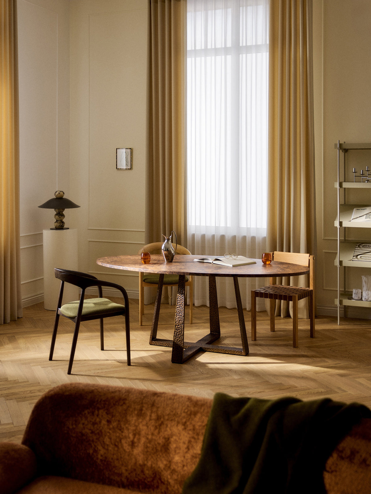 Amelle Oval Dining Table, in Various Sizes