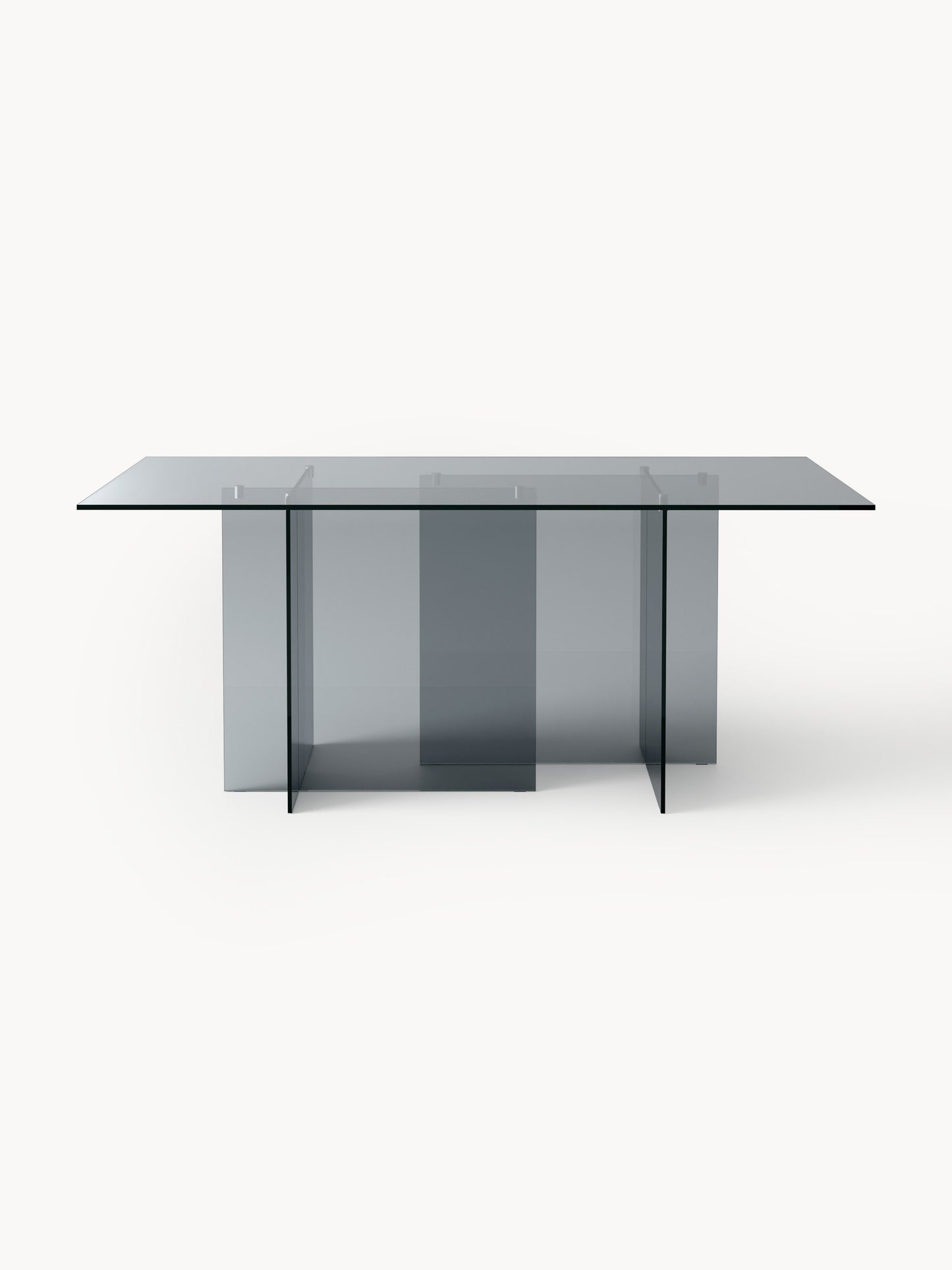 Anouka Dining Table in Glass, 180 x 90 cm