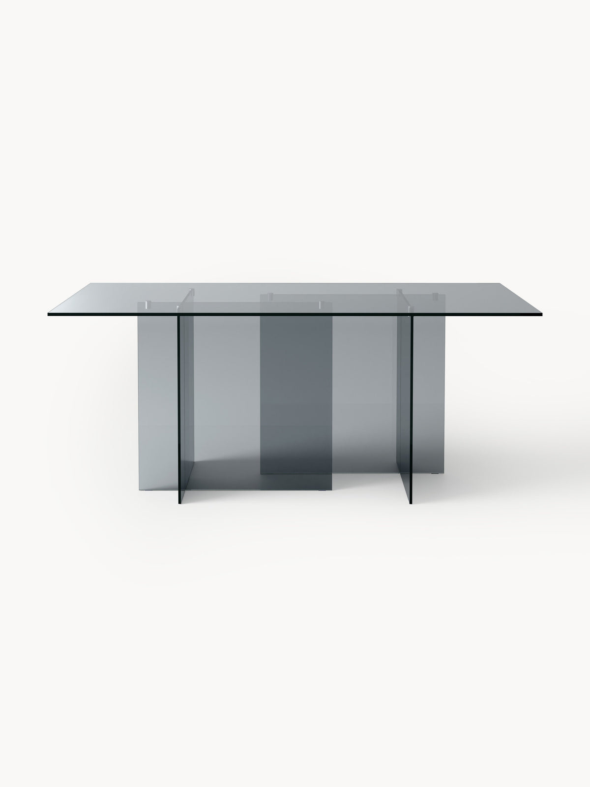 Anouka Dining Table in Glass, 180 x 90 cm