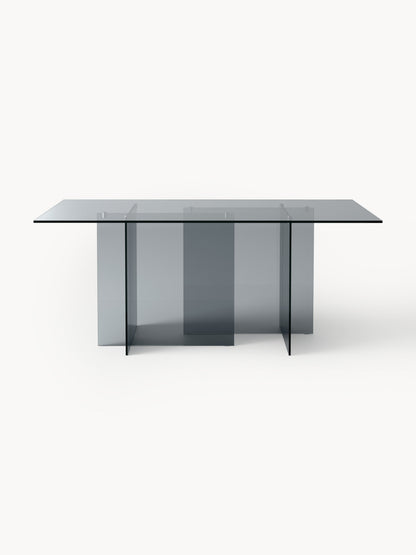 Anouka Dining Table in Glass, 180 x 90 cm
