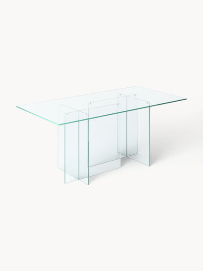 Anouka Dining Table in Glass, 180 x 90 cm