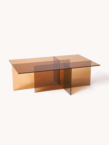 Anouka Glass Coffee Table, W 102 cm