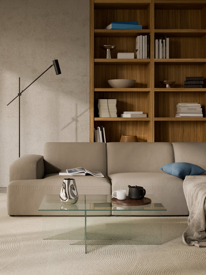Anouka Glass Coffee Table, W 102 cm