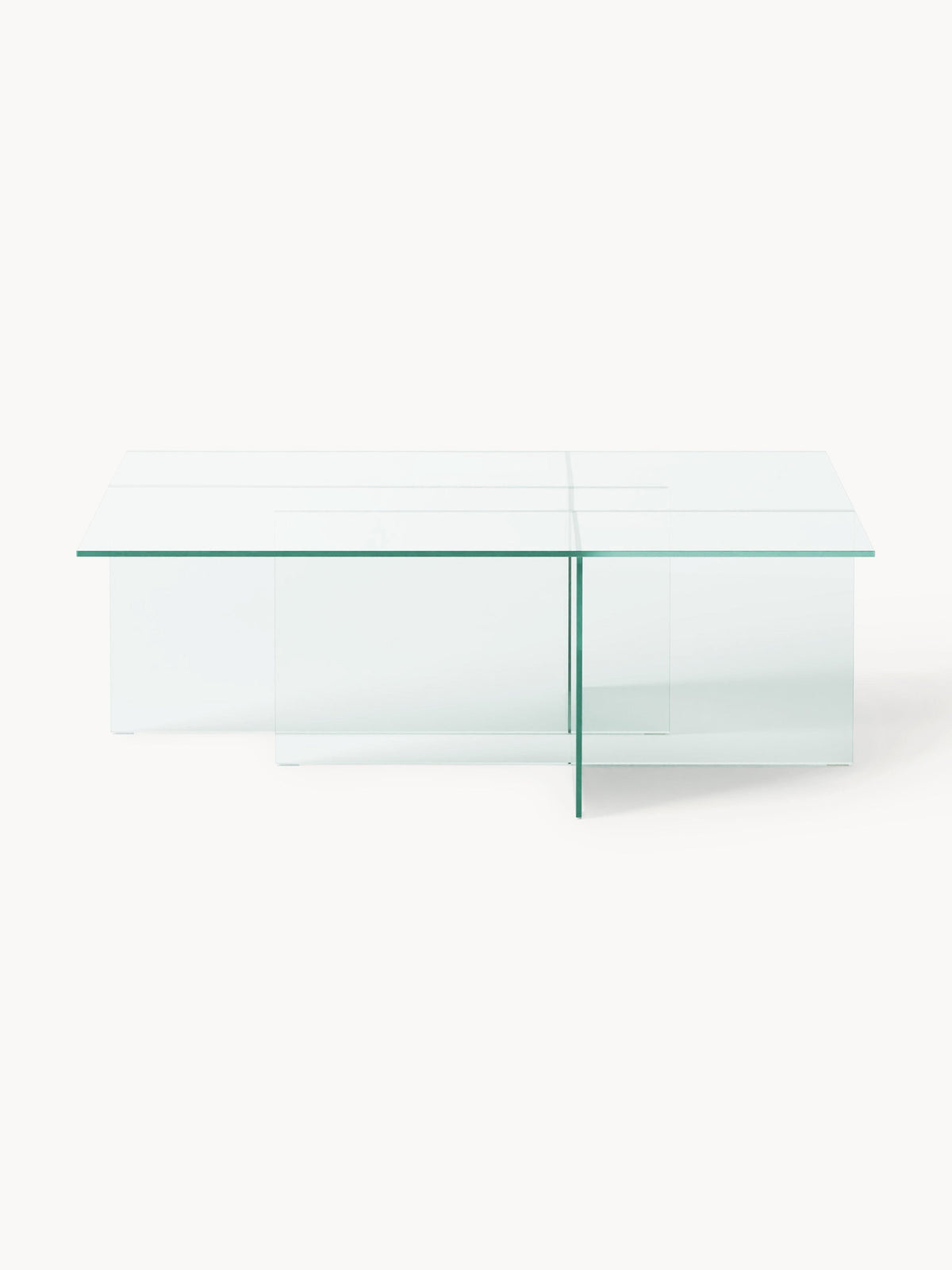 Anouka Glass Coffee Table, W 102 cm