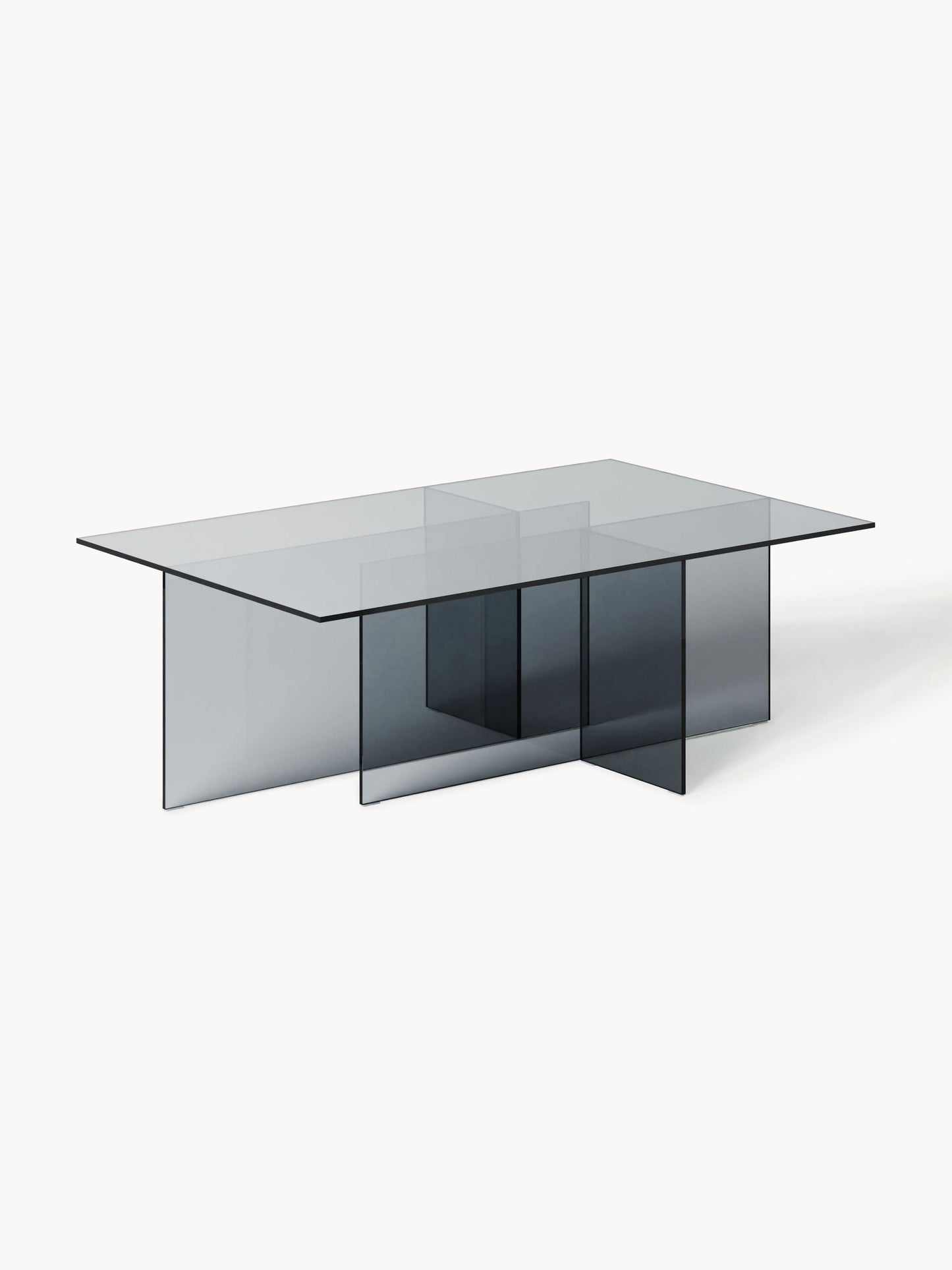Anouka Glass Coffee Table, W 102 cm