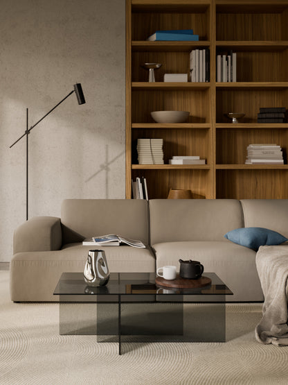 Anouka Glass Coffee Table, W 102 cm