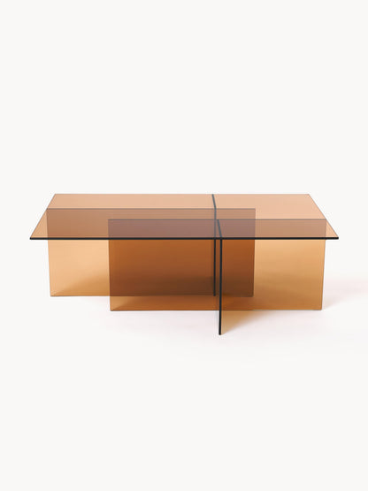 Anouka Glass Coffee Table, W 102 cm
