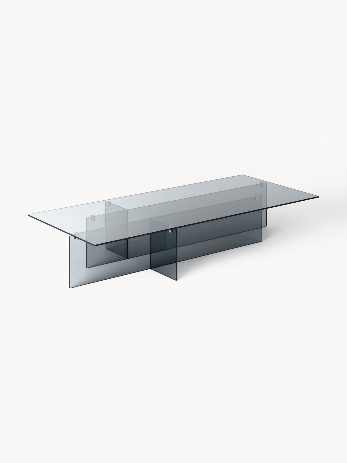 Anouka Large Glass Coffee Table, W 160 cm