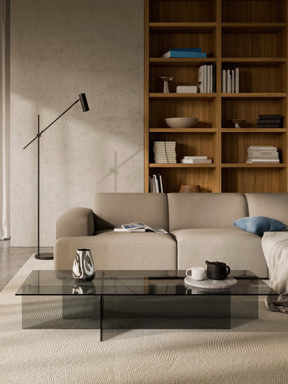Anouka Large Glass Coffee Table, W 160 cm