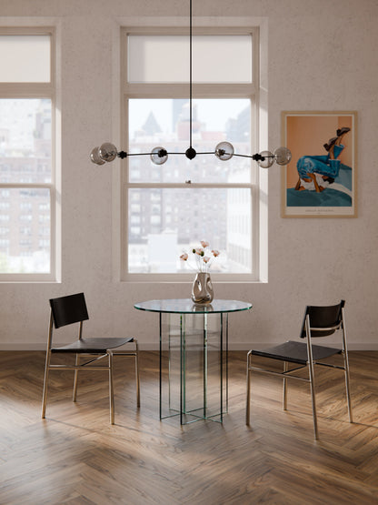 Anouka Round Dining Table in Glass, in Various Sizes