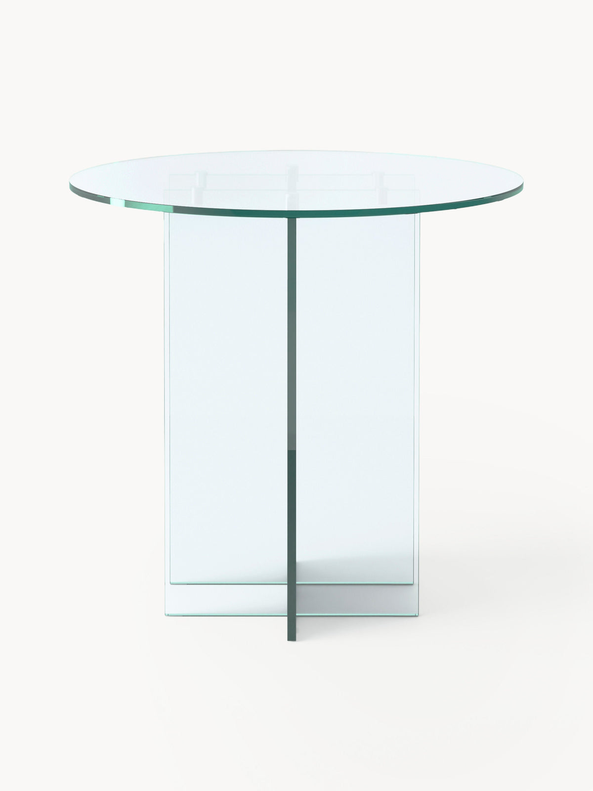 Anouka Round Dining Table in Glass, in Various Sizes