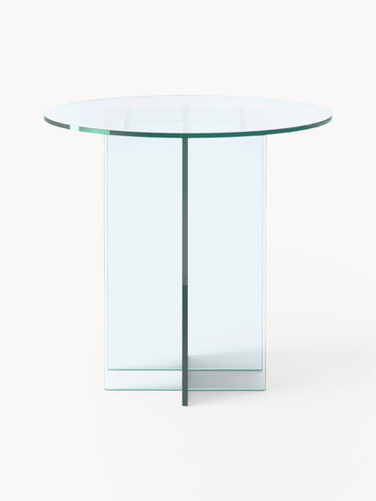 Anouka Round Dining Table in Glass, in Various Sizes