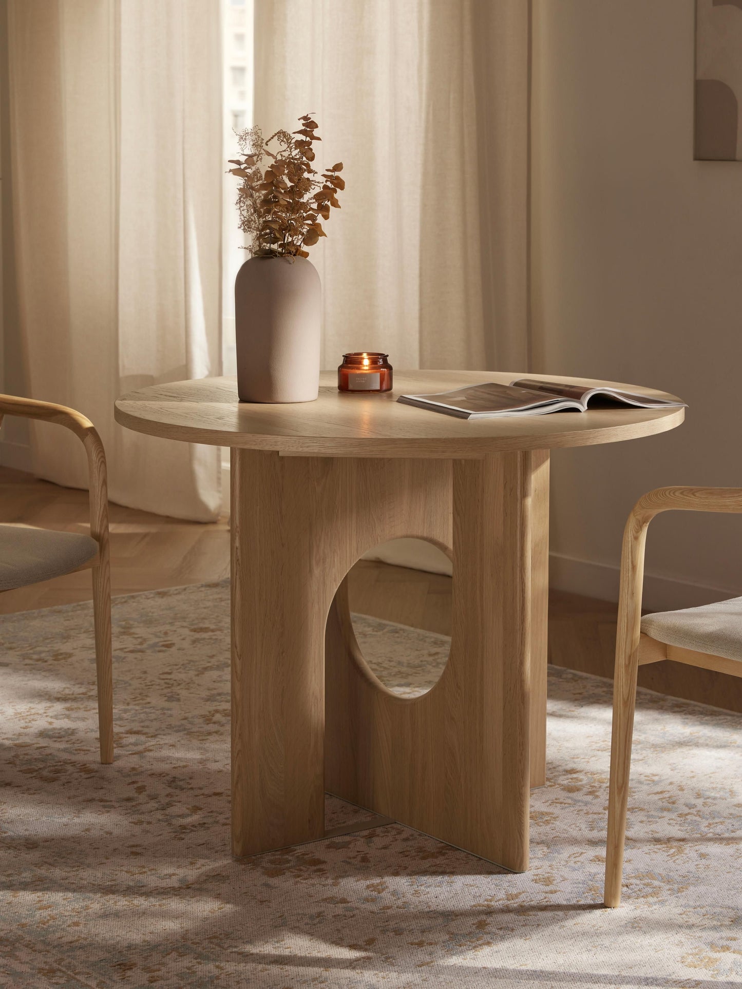 Apolla Round Dining Table, in Various Sizes