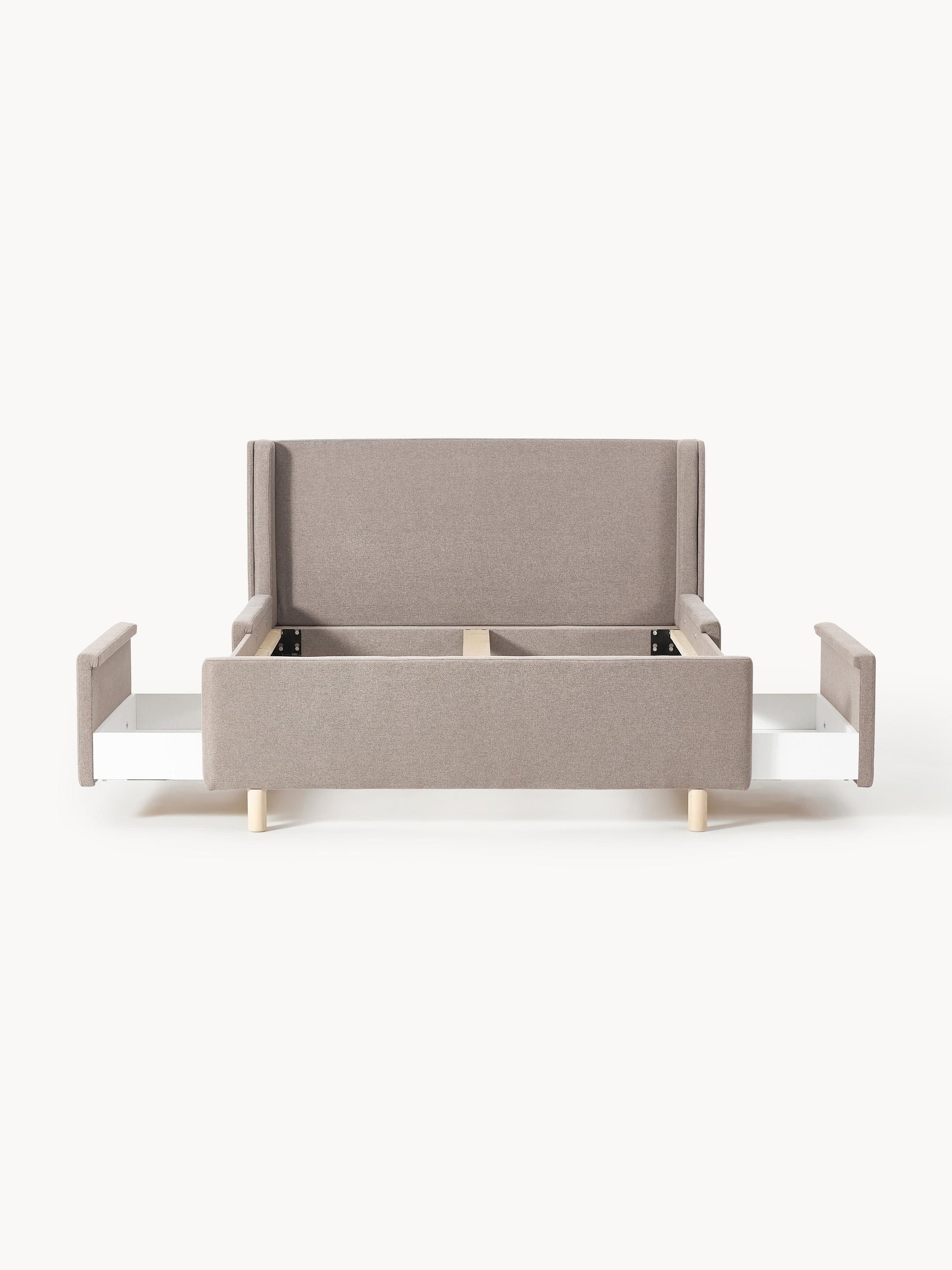 Archa Upholstered Bed with Drawers