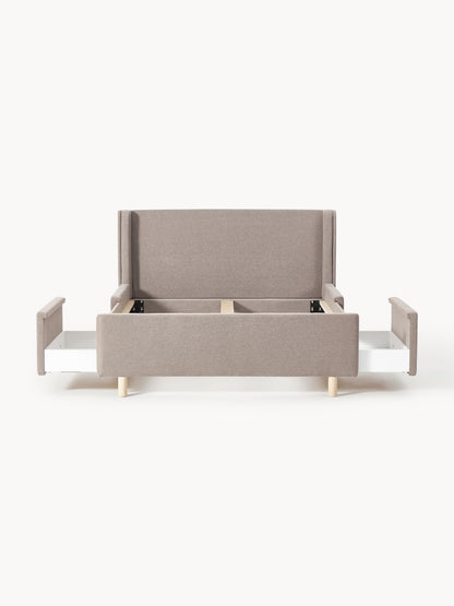 Archa Upholstered Bed with Drawers