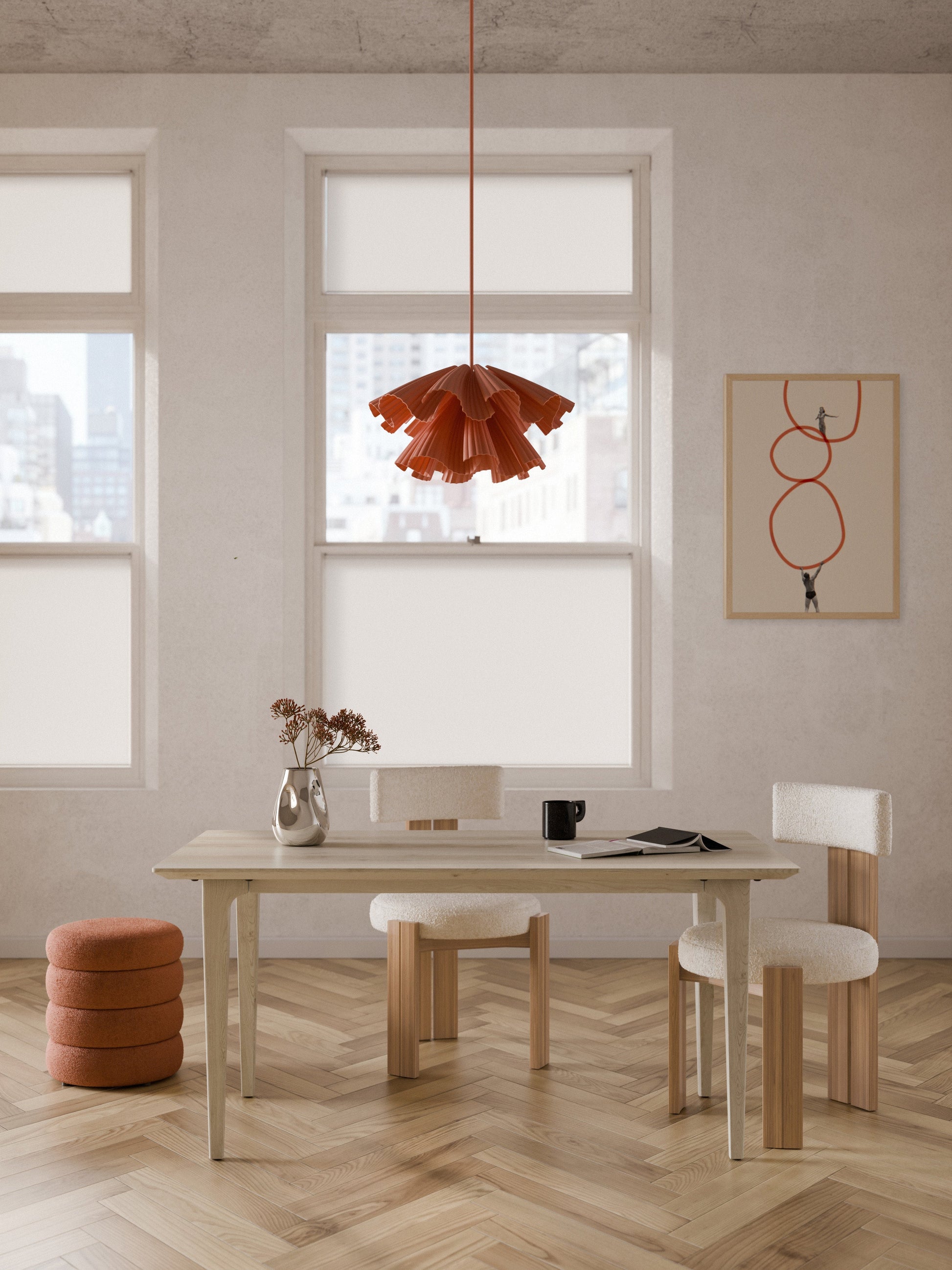 Archia Dining Table in Oak, in Various Sizes